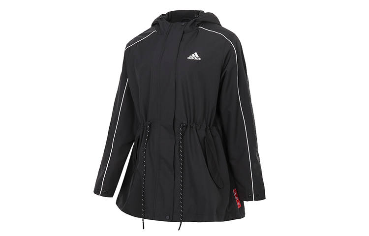 Adidas Adidas CNY Collection Jackets Women's Black Hooded Moderate Other