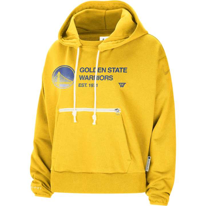 Nike Nike Golden State Warriors Standard Issue Women's Nike Dri FIT Nba Pullover Hoodie