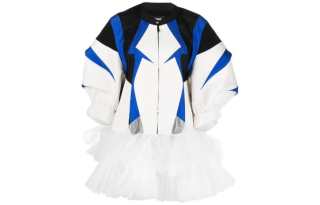 JUNYA WATANABE Jackets Women's White Stand Collar Moderate Other