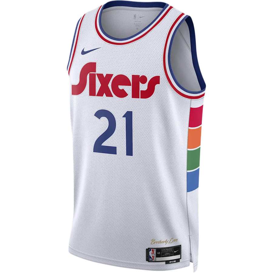 Nike Nike Joel Embiid Philadelphia 76ers 2024/25 City Edition Men's Nike Dri FIT Nba Swingman Jersey