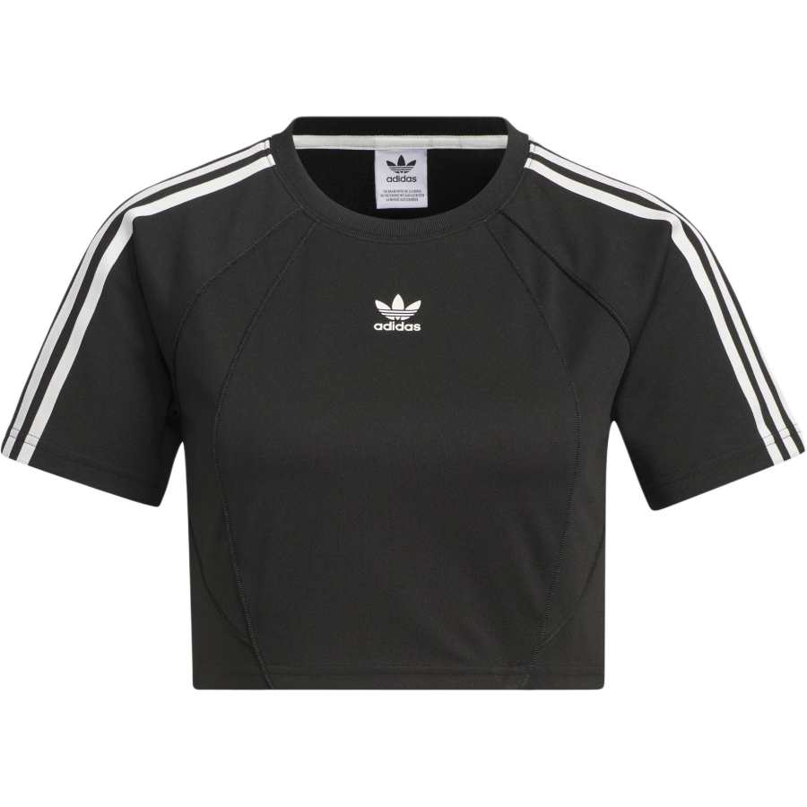Adidas Originals BABY TEE Raglan Sleeve T Shirt Women's Black