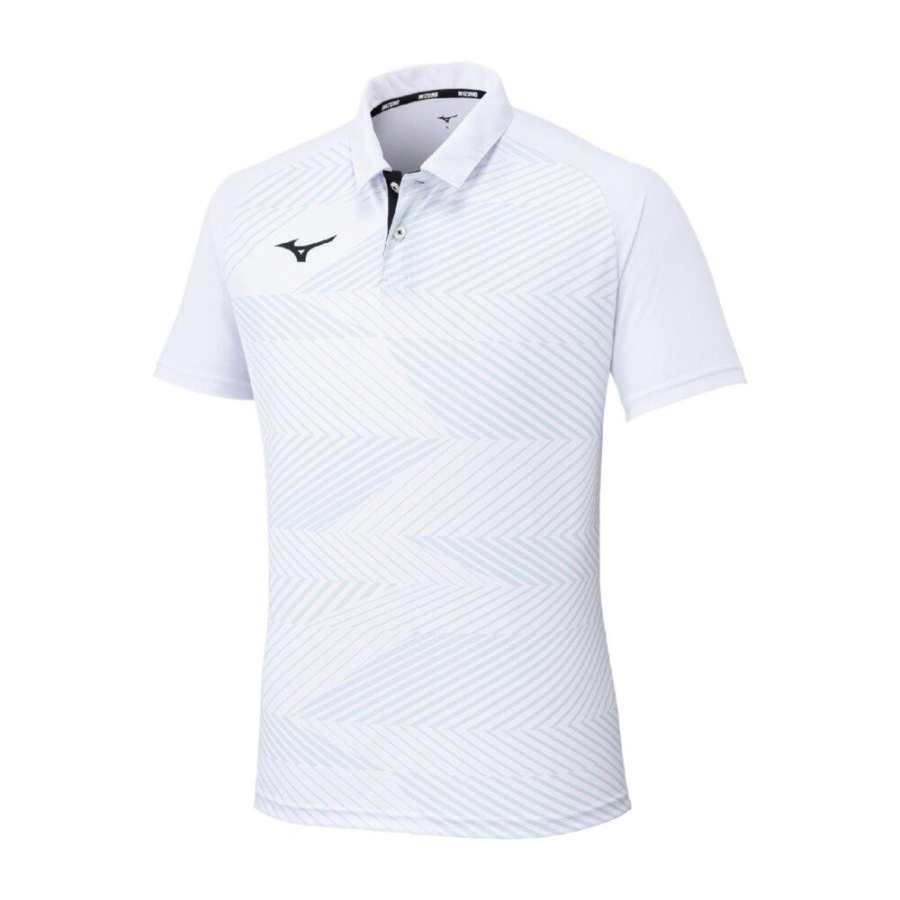 Mizuno Tennis Tops Unisex Lapel Moderate