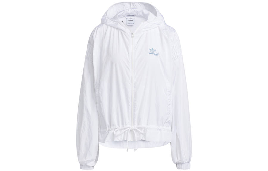 Adidas Originals Jackets Women's White Hooded Moderate Other