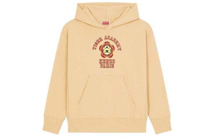 KENZO Sweatshirts Women's Light Camel Hooded Moderate Regular