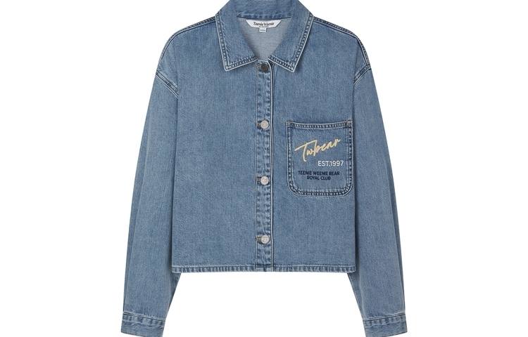Teenie Weenie Shirt Women's Medium Blue