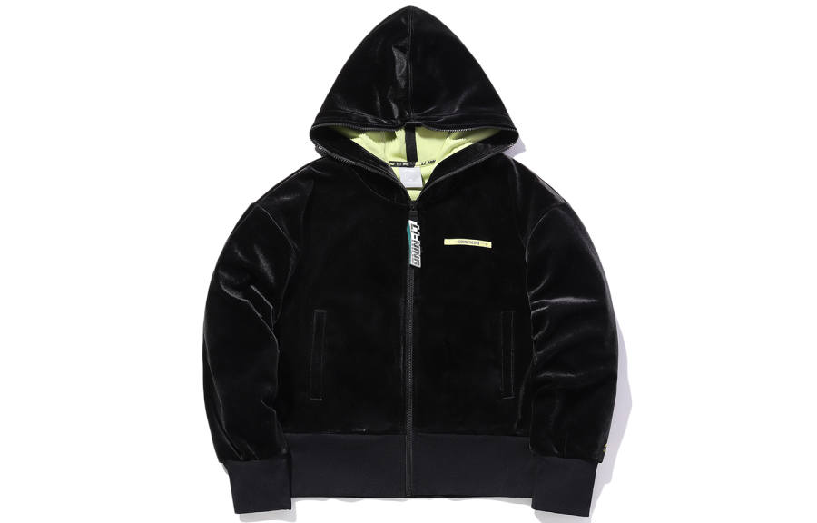 Li-Ning Li Ning Jackets Women's New Standard Black Hooded Moderate