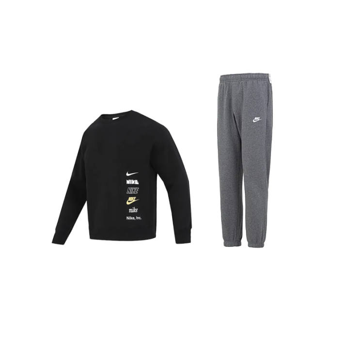 Nike Nike Sweatshirt Sets Men's Crew Neck Thickened