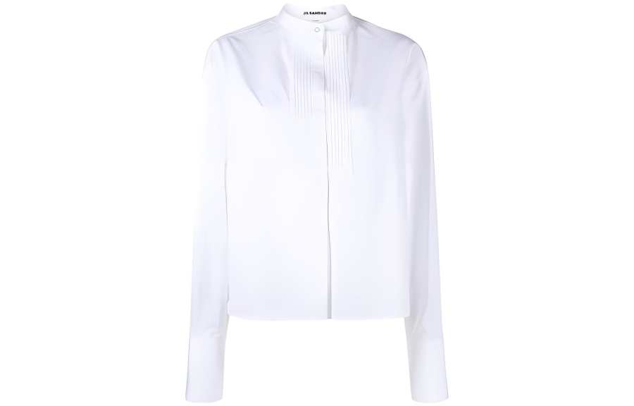 JIL SANDER Jil Sander band-collar cotton shirt