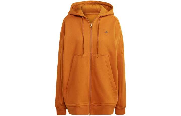 Adidas Adidas x Stella McCartney Collaboration Sportswear Pull on Top Jackets & Coats Japan Version Women's Brown Yellow