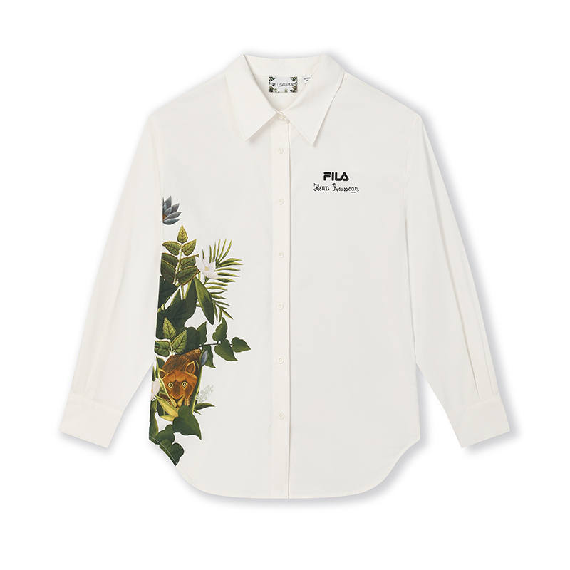 FILA x LUSUO Shirt Women's Oat Beige