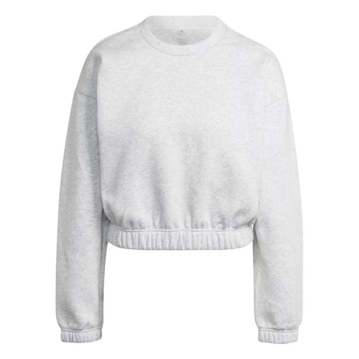 Adidas Adidas Sweatshirts Women's Light Gray Crew Neck Moderate Other