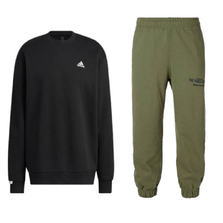 Adidas Adidas Sweatshirt Sets Unisex Crew Neck Moderate