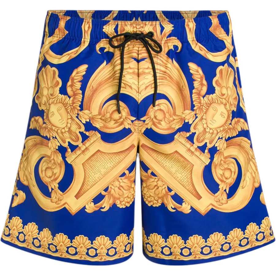 VERSACE VERSACE SS24 Casual Shorts Men's Blue