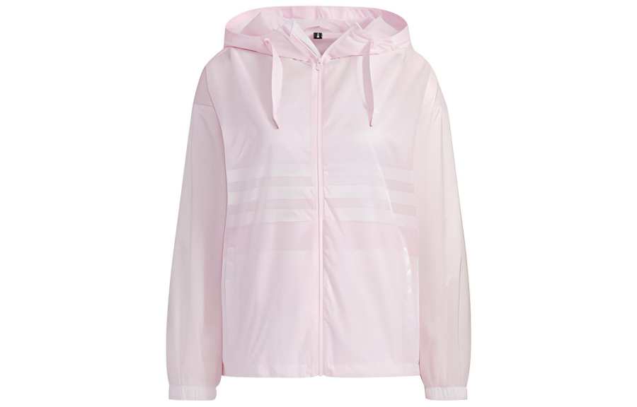 Adidas Neo Jackets Women's Clear Pink Hooded Moderate Other