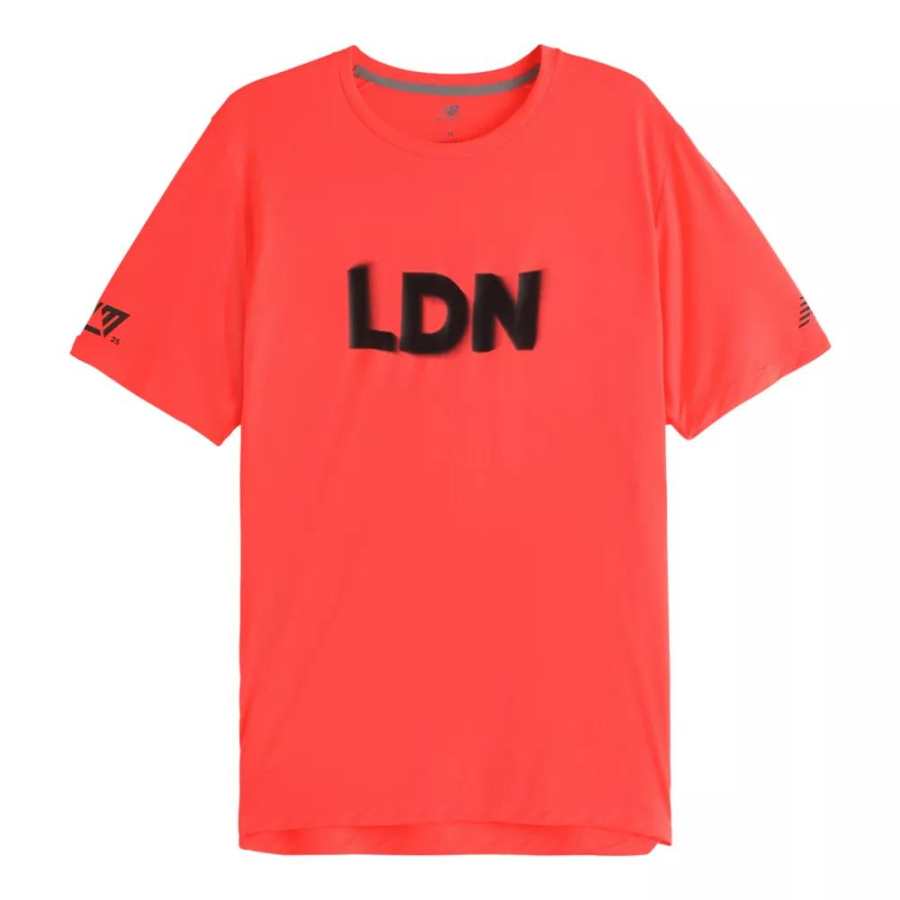 New Balance New Balance London Edition Athletics T Shirt Men's Red