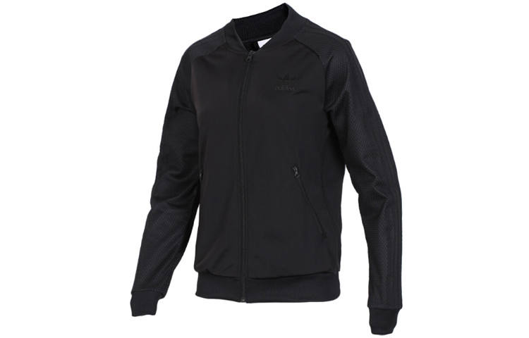 Adidas Originals CLRDO Jackets Women's Black Baseball Collar Moderate Soft Shell