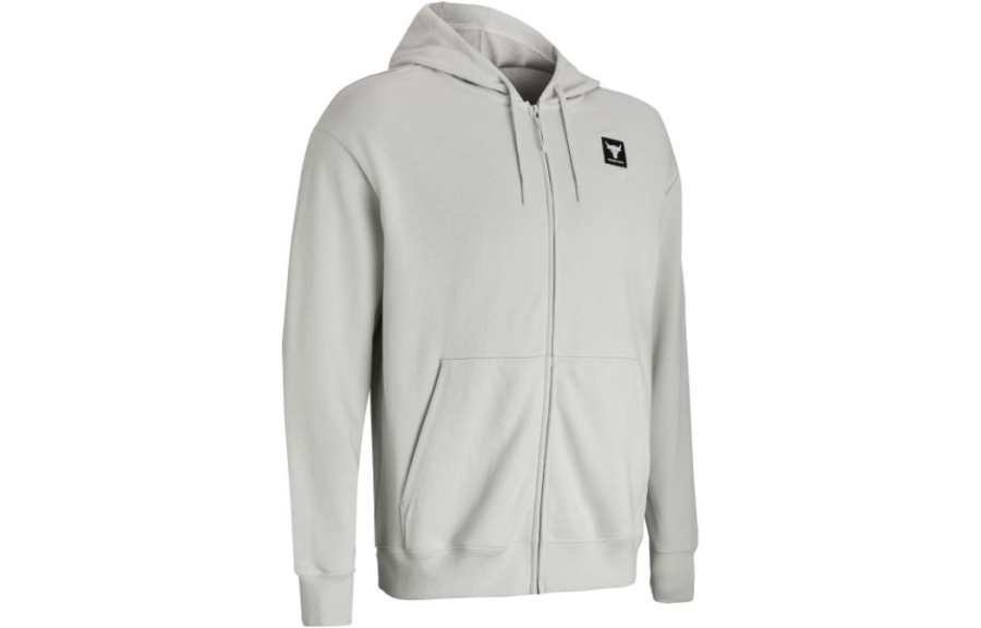 Under Armour Johnson Sweatshirts Women's Gray Hooded Moderate Cardigan