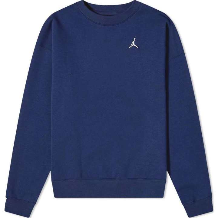 Jordan Jordan Brooklyn Sweatshirts Women's Navy Blue Crew Neck Moderate Regular