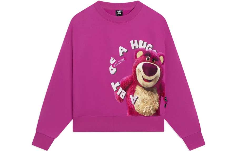 Li-Ning Li Ning Disney X Pixar Plush Madness 'Toy Story' Collection Women's Fleece Lined Thermal Loose Fit Pullover Sweatshirt