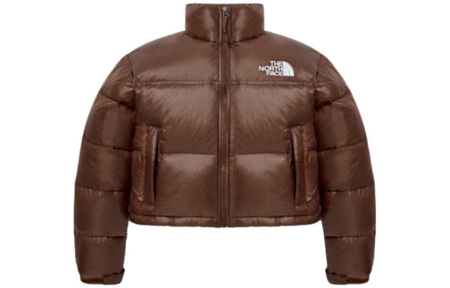 THE NORTH FACE Women's Nuptse Short Jacket Brown