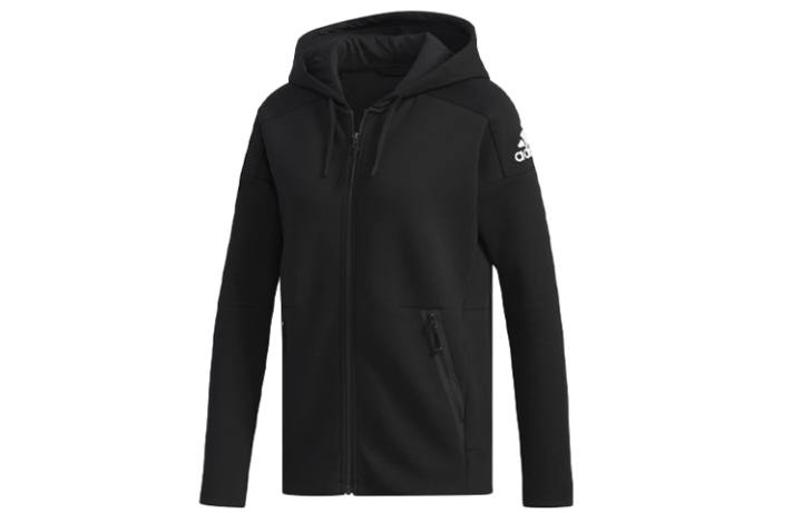 Adidas Adidas Jackets Women's Black Hooded Moderate Other