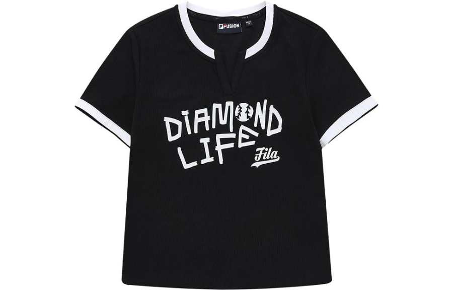 FILA FUSION T Shirt Women's Black