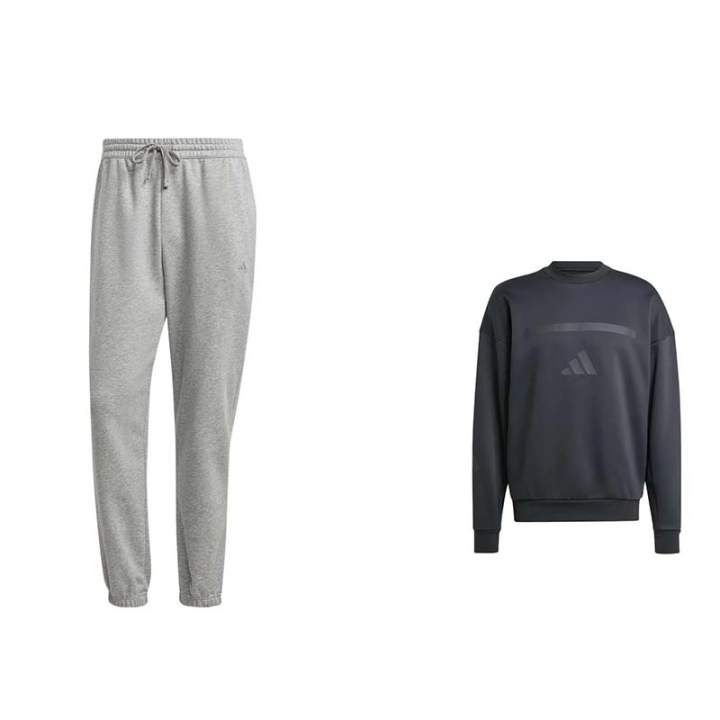 Adidas Adidas Sweatshirt Sets Men's Crew Neck Moderate