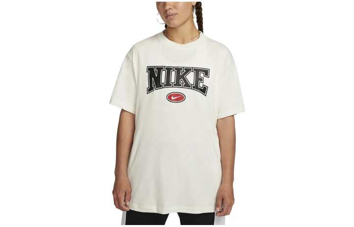 Nike Nike Drop Shoulder Sleeve T Shirt Women's White