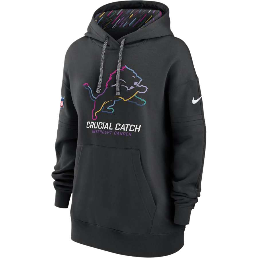 Nike Nike Detroit Lions Crucial Catch Club Women's Nike Nfl Pullover Hoodie