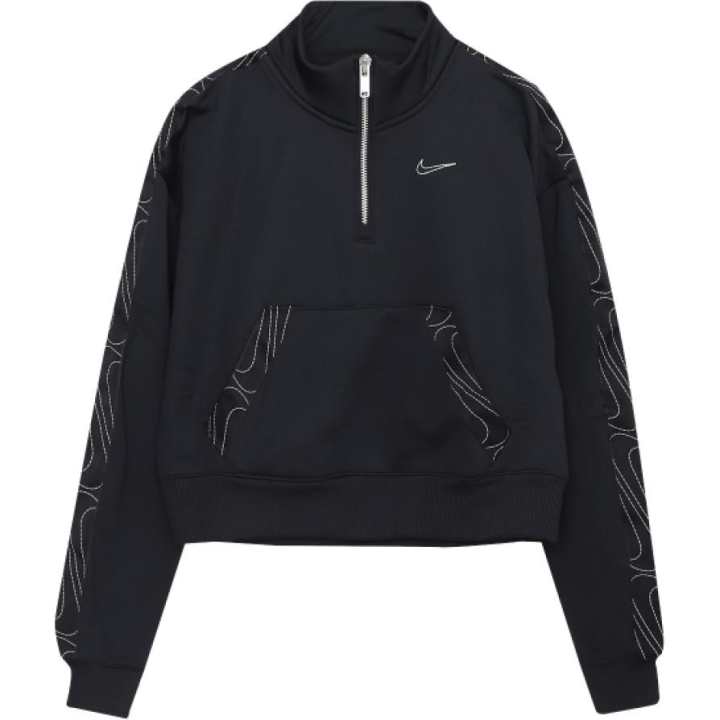 Nike Nike Sweatshirts Women's Black Stand Collar Moderate Regular