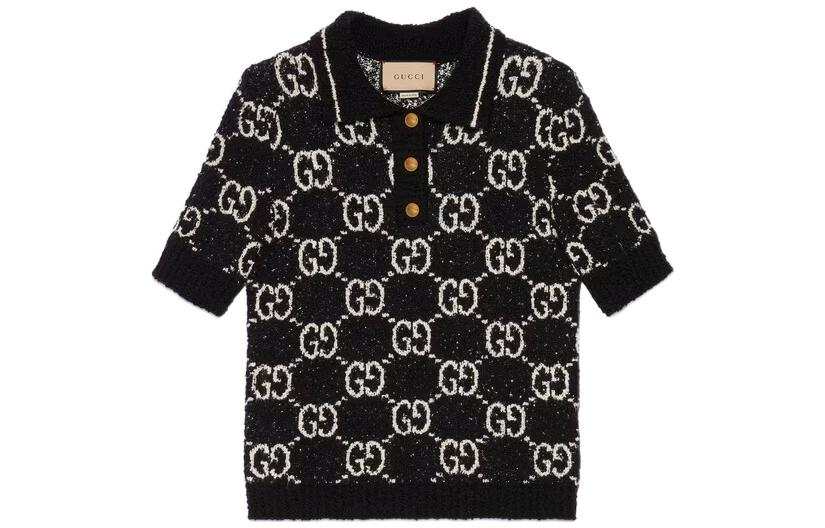 GUCCI GG-print cotton polo top