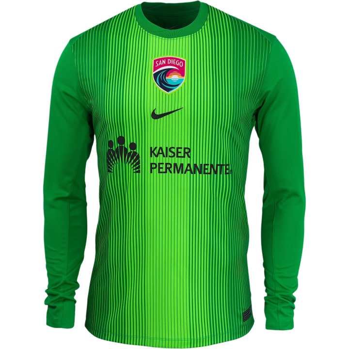 Nike Nike San Deigo Wave Fc 2025 Stadium Goalkeeper Men's Nike Nwsl Replica Jersey