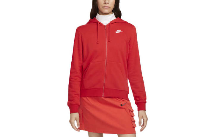 Nike Nike Sweatshirts Women's Red Hooded Moderate Regular