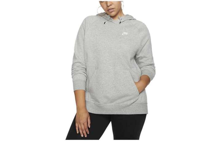 Nike Nike Sweatshirts Women's Gray Hooded Moderate Regular