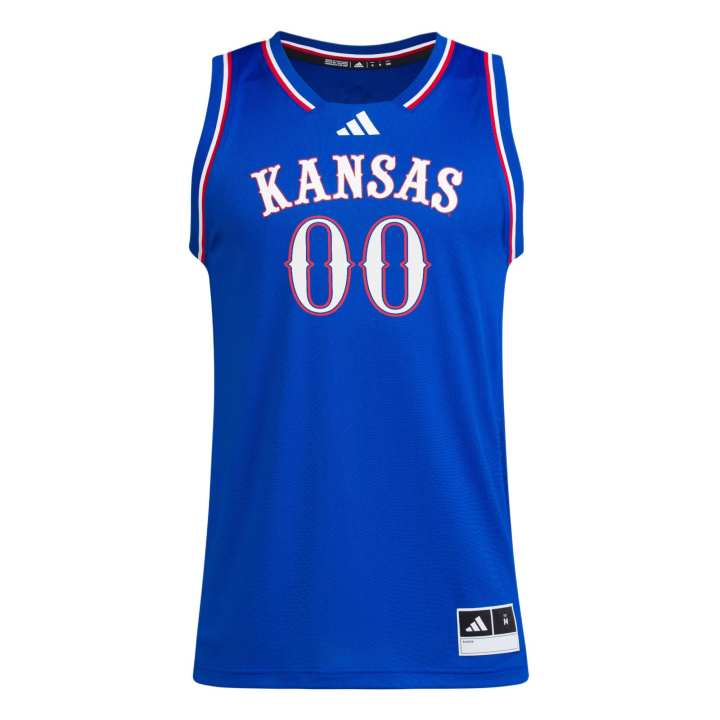 Adidas Adidas Free Shipping With AdiClub Kansas University Swingman Jersey