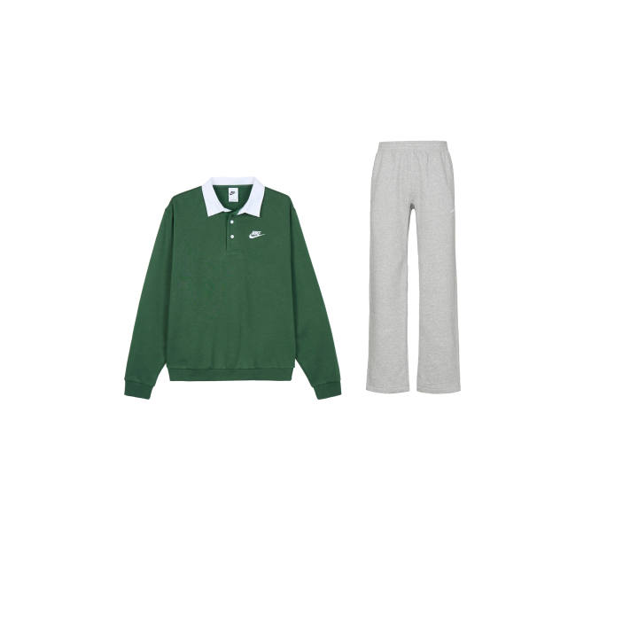 Nike Nike Sweatshirt Sets Men's Polo Collar Moderate