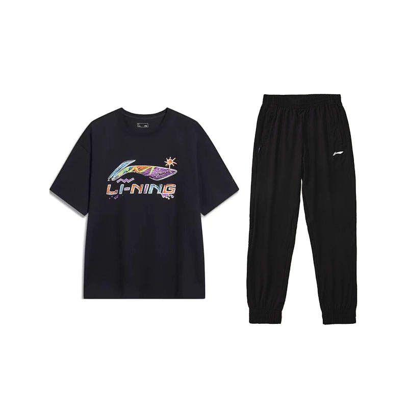 Li-Ning Li Ning Weekend Youth Casual Sportswear Unisex Black