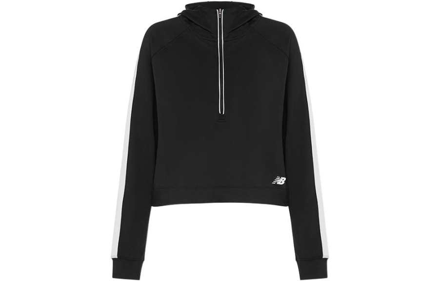 New Balance New Balance Sweatshirts Women's Black Hooded Moderate Regular