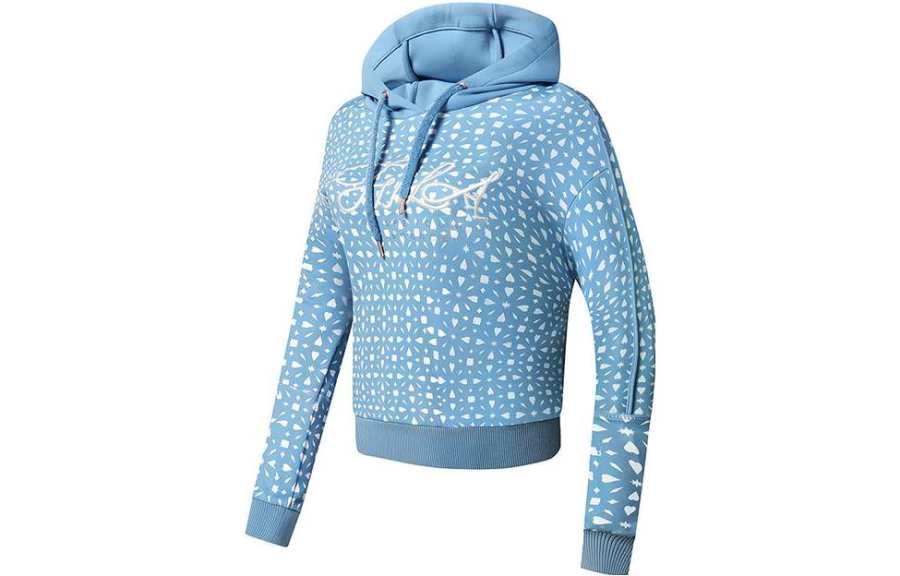 FILA Sweatshirts Women's All Over Print Hooded Moderate Regular