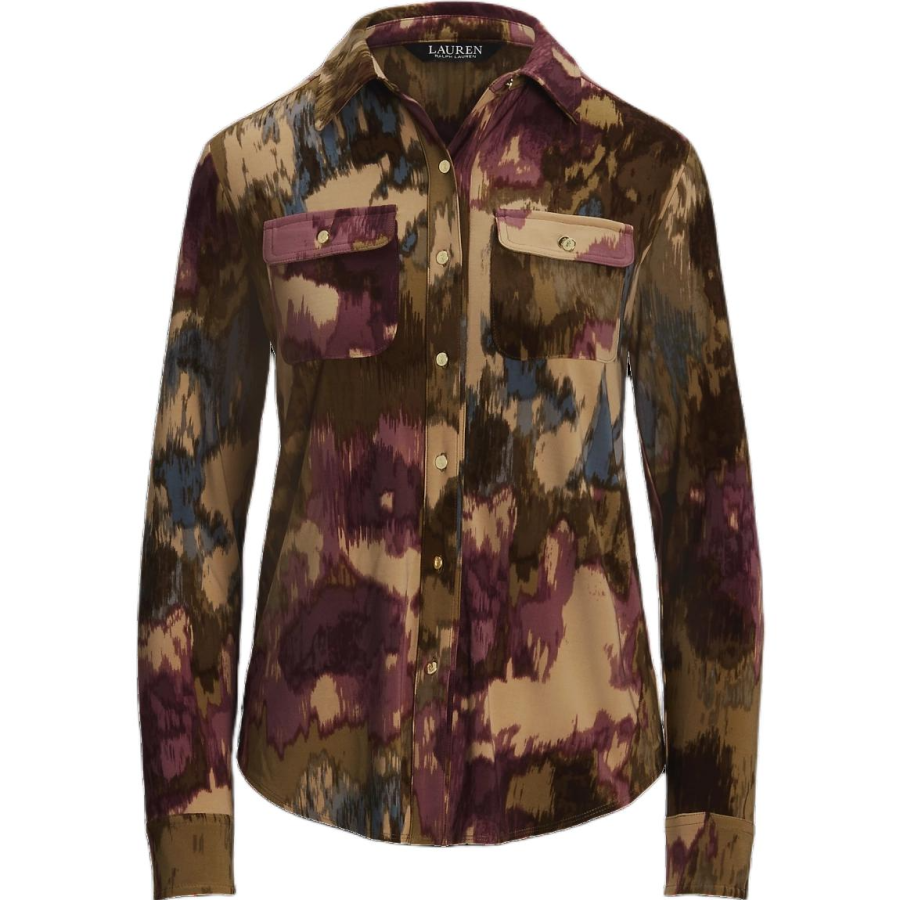 LAUREN RALPH LAUREN FW24 Shirt Women's Brown Yellow