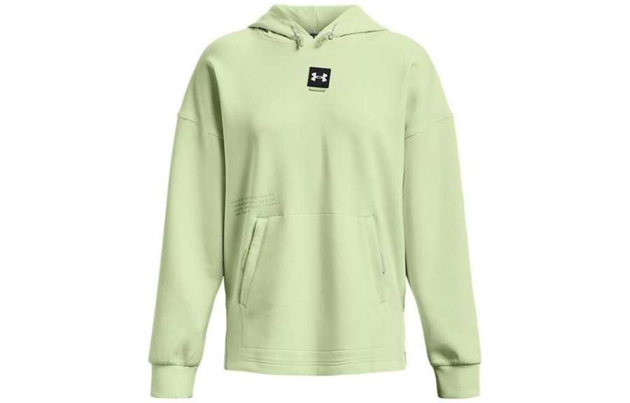 Under Armour Sweatshirts Women's Green Hooded Moderate Other
