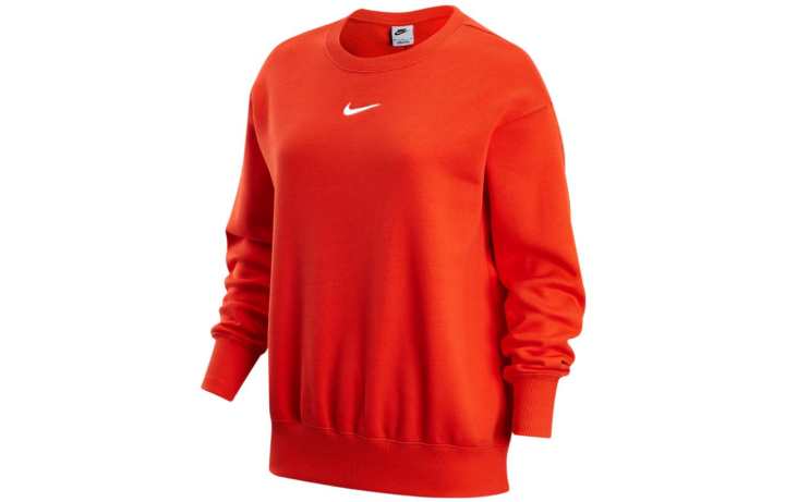Nike Nike Sweatshirts Women's Spicy Red Crew Neck Moderate Regular