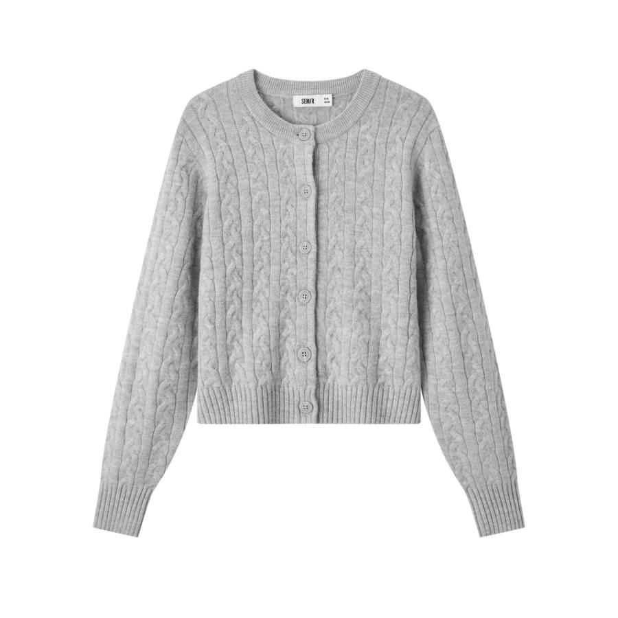 Semir Knitwear Women's Crew Neck Moderate