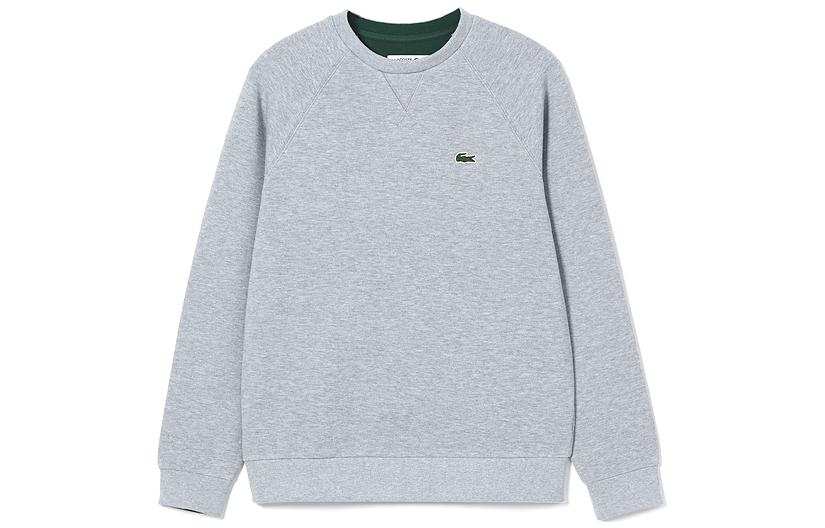 LACOSTE Sweatshirts Women's Silver Gray CCA Crew Neck Moderate Other