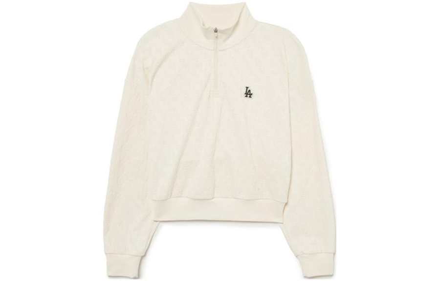 MLB MLB Sweatshirts Women's White Stand Collar Moderate Other