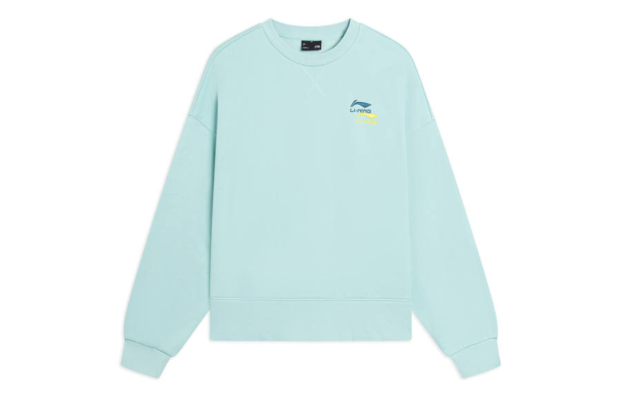 Li-Ning Li Ning Sports Life Collection Sweatshirt Spring Fall Women's Sea Foam Green
