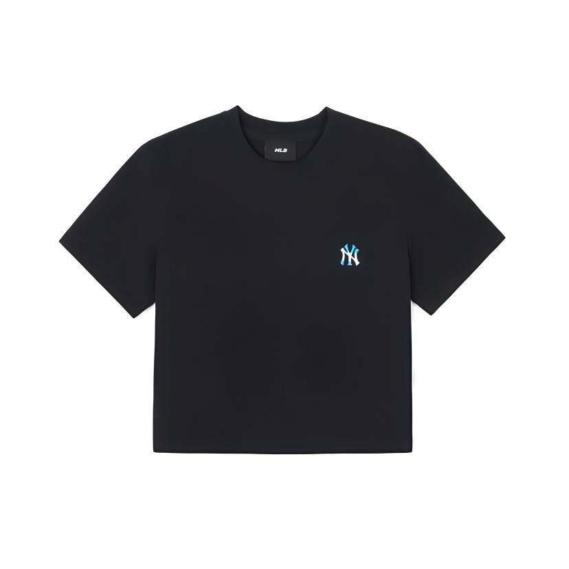 MLB Los Angeles Dodgers, New York Yankees T Shirts Women's Black Crew Neck Moderate Other