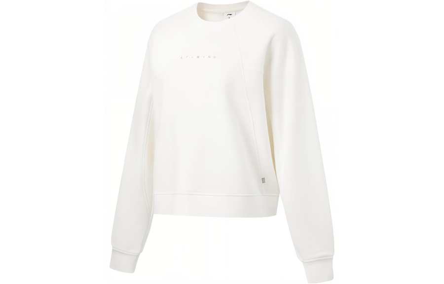Li-Ning Li Ning Fitness Series Sweatshirt Women's Champagne White