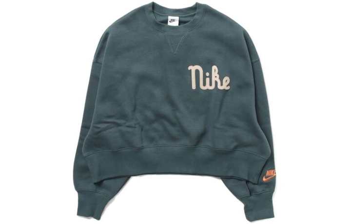 Nike Nike Sweatshirts Women's Green Crew Neck Moderate Regular