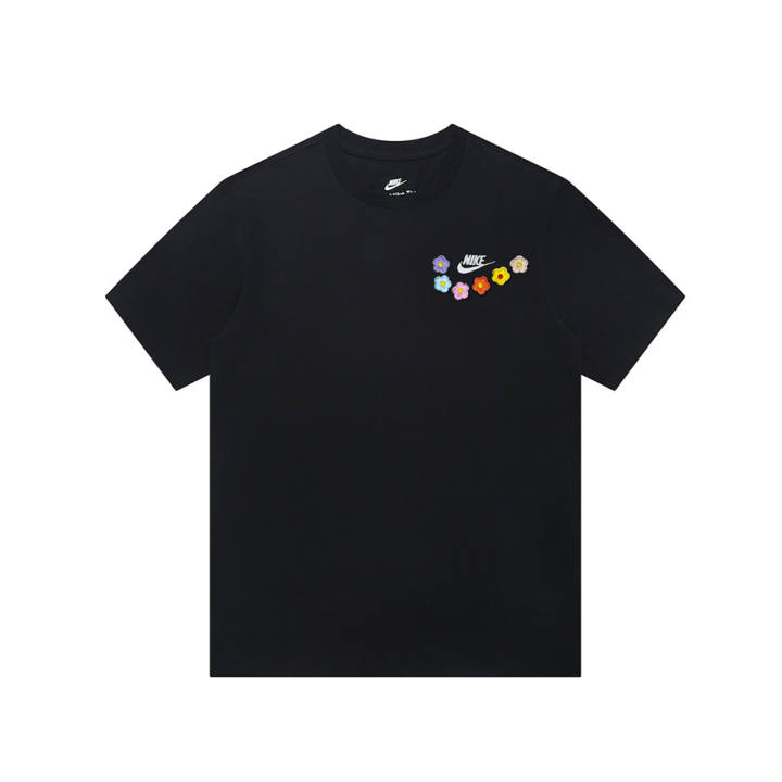 Nike Nike T Shirts Unisex Black Crew Neck Straight Fit